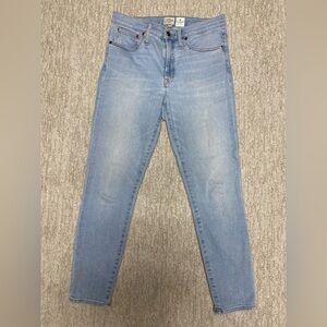 J. Crew Women’s Light Wash Skinny Jeans, Size 30